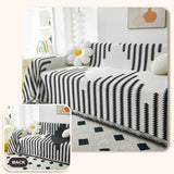 All-seasons Chenille Fabric Double-sided Anti-scratch Home Decoration Stretch Couch Cover