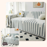 All-seasons Chenille Fabric Double-sided Anti-scratch Home Decoration Stretch Couch Cover