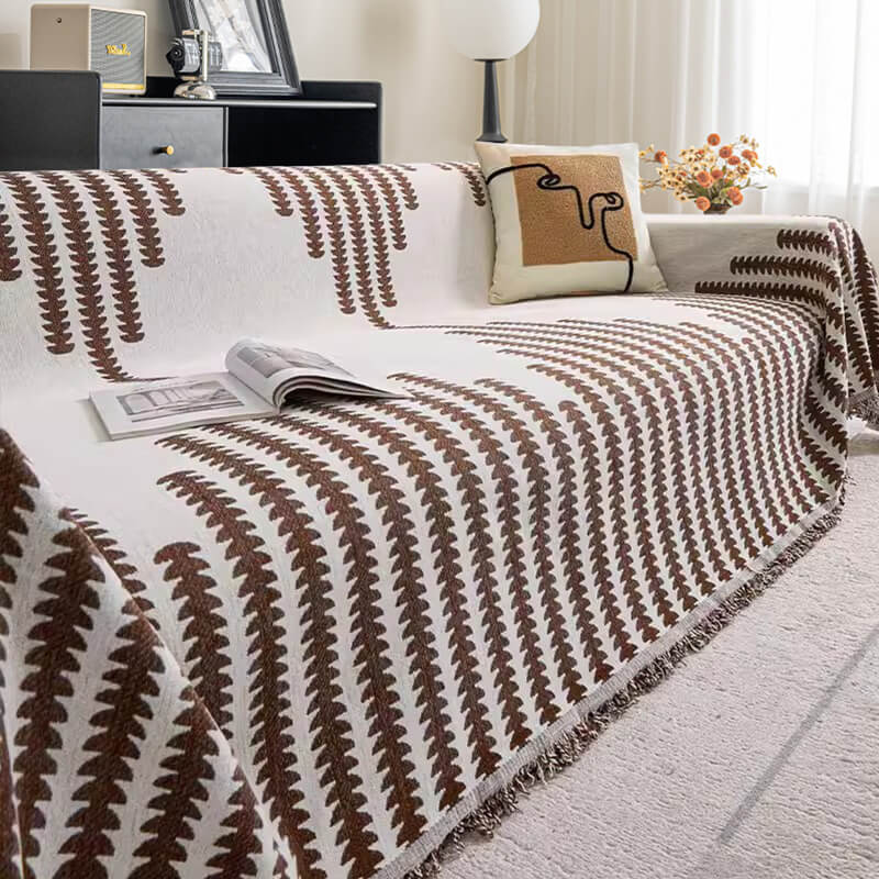 All-seasons Chenille Fabric Double-sided Anti-scratch Home Decoration Stretch Couch Cover