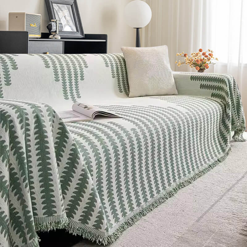 All-seasons Chenille Fabric Double-sided Anti-scratch Home Decoration Stretch Couch Cover