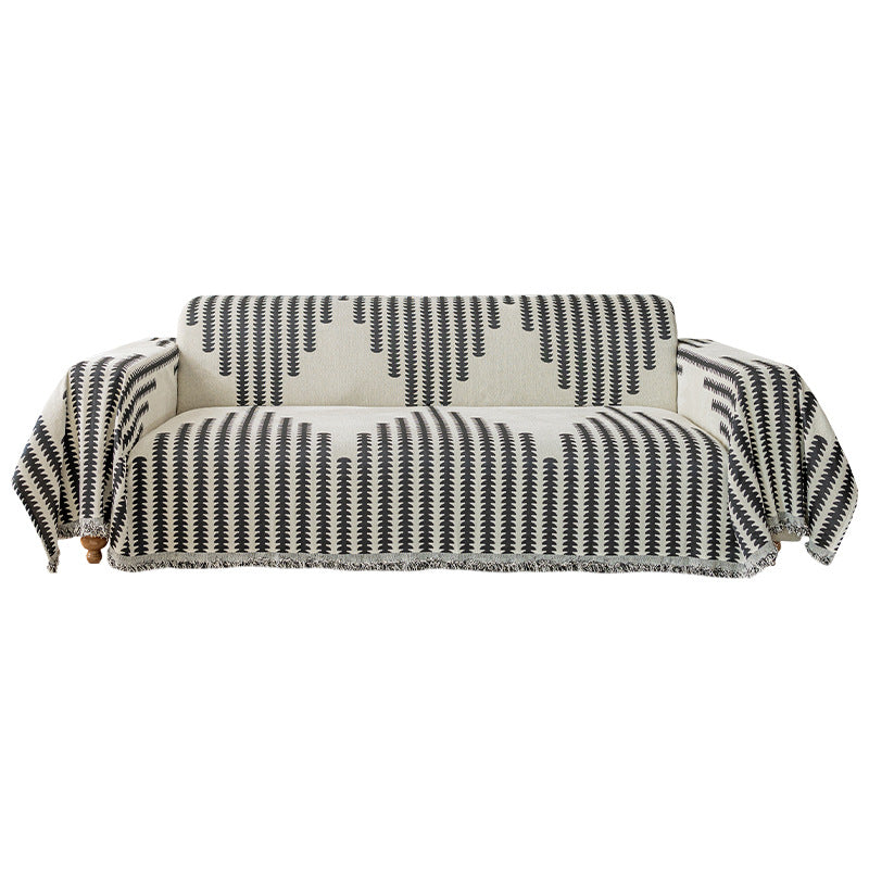 All-seasons Chenille Fabric Double-sided Anti-scratch Home Decoration Stretch Couch Cover