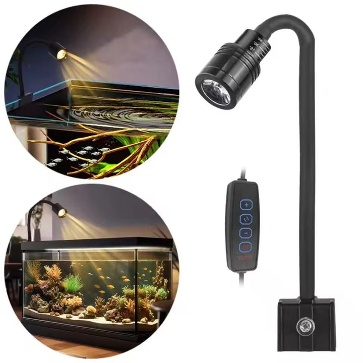 Aquarium LED Light | Adjustable Brightness and Color Modes | Compact Design 0