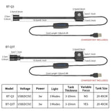 Aquarium LED Light | Adjustable Brightness and Color Modes | Compact Design 5