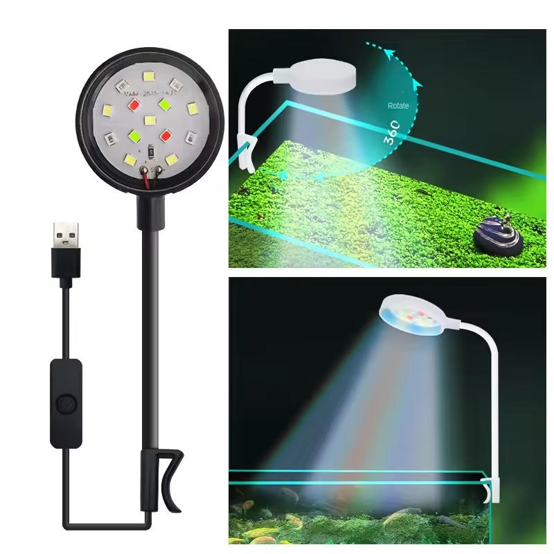 Aquarium Lighting | Full Spectrum LED Clip-On Light | Adjustable and Waterproof 0