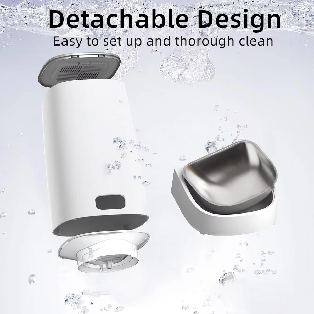 Automatic Cat Feeder | Smart WiFi-Controlled Cat Food Dispenser | Reliable Large Capacity Pet Feeder 4