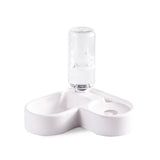 Automatic Pet Feeder | Durable Plastic 2-in-1 Food and Water Dispenser | Space-Saving Corner Design 6