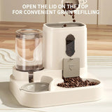 Automatic Pet Feeder and Water Dispenser | Durable Anti-Tip Design for Cats and Dogs 1