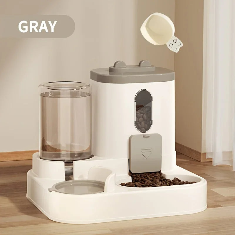 Automatic Pet Feeder and Water Dispenser | Durable Anti-Tip Design for Cats and Dogs 2
