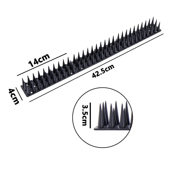 Bird Control Spikes | Eco-Friendly Plastic and Stainless Steel Deterrent | Effective Bird Prevention Spikes for Home and Garden 1