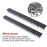 Bird Control Spikes | Eco-Friendly Plastic and Stainless Steel Deterrent | Effective Bird Prevention Spikes for Home and Garden 3