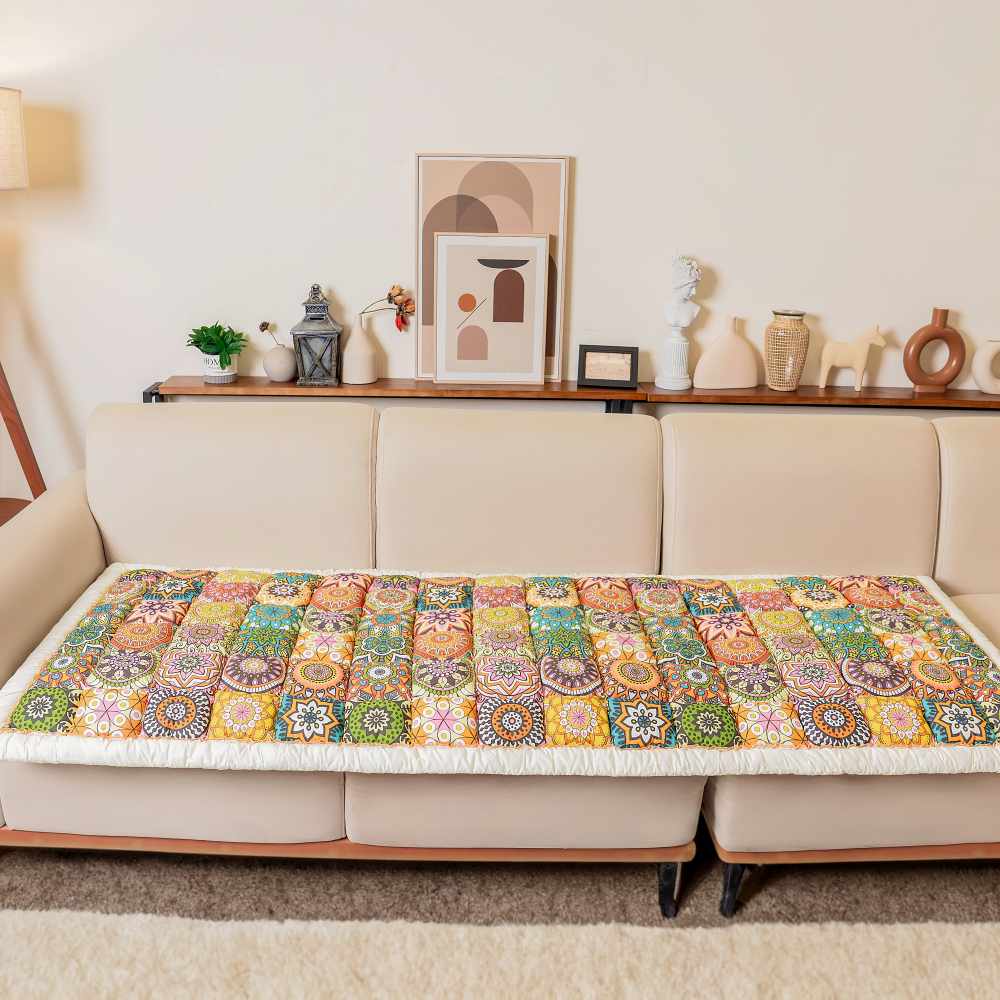 Garden Chic Cotton Protective Cozy Couch Cover