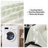 Breathable Cooling Ice Silk Heat-Absorbing Large Sofa Blanket Stretch Couch Cover