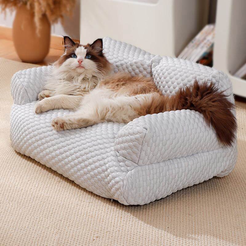 Breathable Ice Silk Dog Bed | Comfortable Cooling Sofa for Pets 10