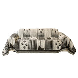 Cartoon Paw Print Chenille Anti-Scratch Throw Anti-Slip Couch Cover