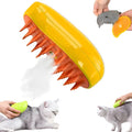 Cat Grooming Brush | Gentle Silicone Bristles for Shedding | Ergonomic Design for All Breeds