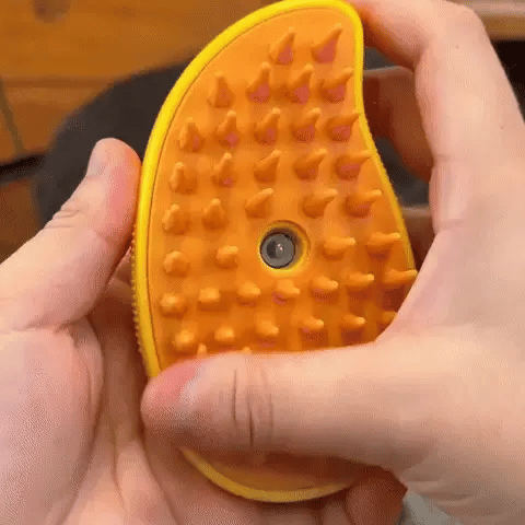 Cat Grooming Brush | Gentle Silicone Bristles for Shedding | Ergonomic Design for All Breeds 4