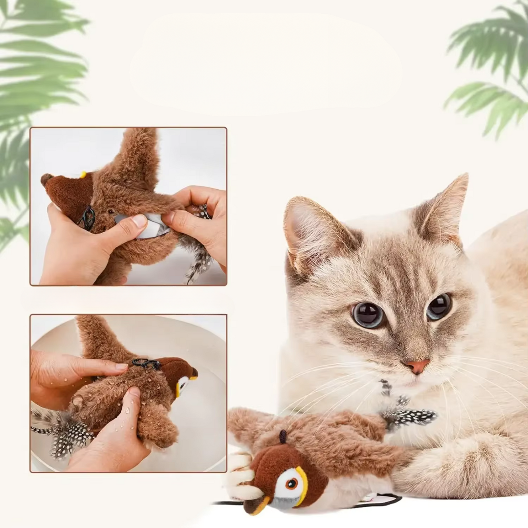 Cat Interactive Motion Toy | Fluttering Bird Design for Engaging Play 2
