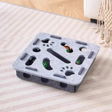 Cat Interactive Puzzle Toy Box | Durable Felt Play Station for Indoor Cats 9