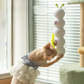 Cat Interactive Toy | Motion-Activated Worm Pole | Engaging and Durable