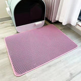 Cat Litter Mat | Waterproof Non-Slip Litter Box Mat | Durable Kitty Litter Catching Mat for Clean Paws 1