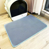 Cat Litter Mat | Waterproof Non-Slip Litter Box Mat | Durable Kitty Litter Catching Mat for Clean Paws 2