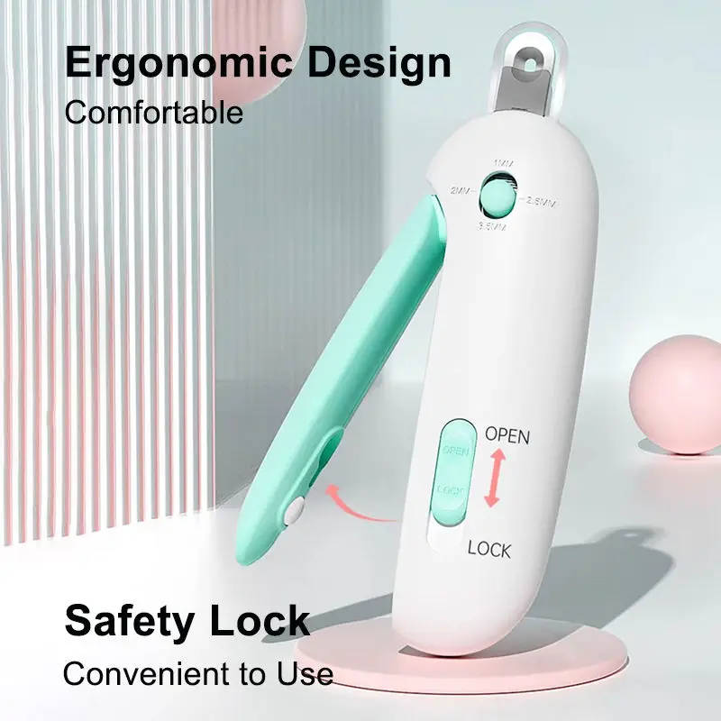 Cat Nail Clippers | Adjustable Stainless Steel Pet Grooming Tool | Safe and Comfortable 1