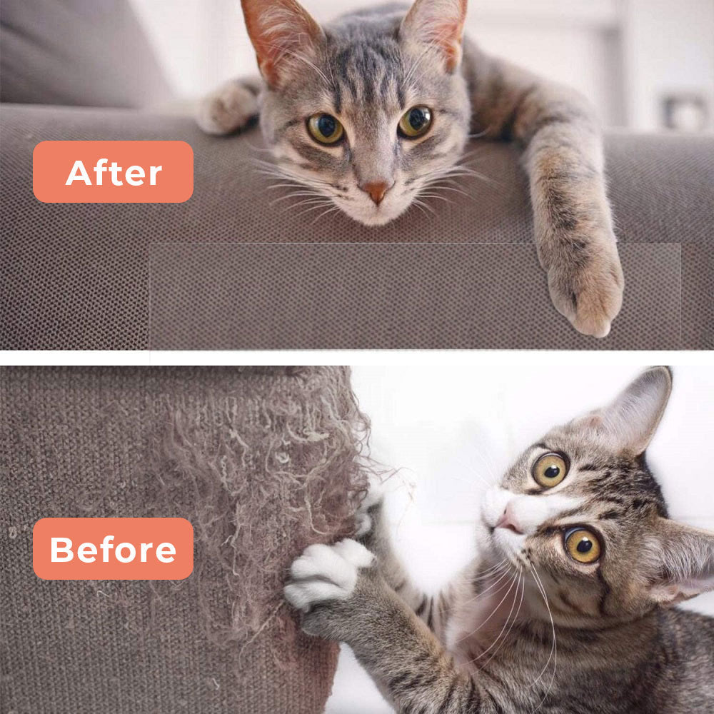 Cat Scratch Protector | Durable Transparent Furniture Guard | Essential Home Accessory for Scratch Prevention 1