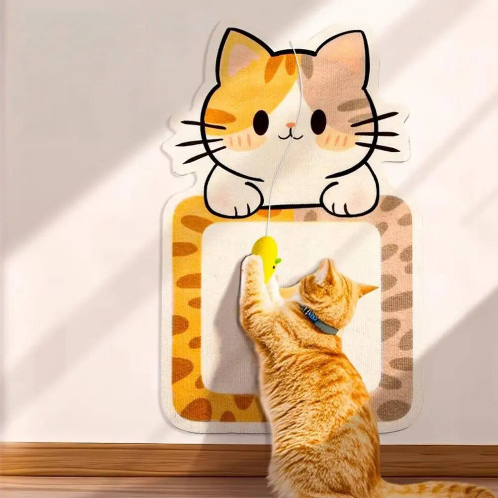 Cat Wall Scratching Post | Durable Felt Vertical Cat Toy 1