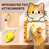 Cat Wall Scratching Post | Durable Felt Vertical Cat Toy 2