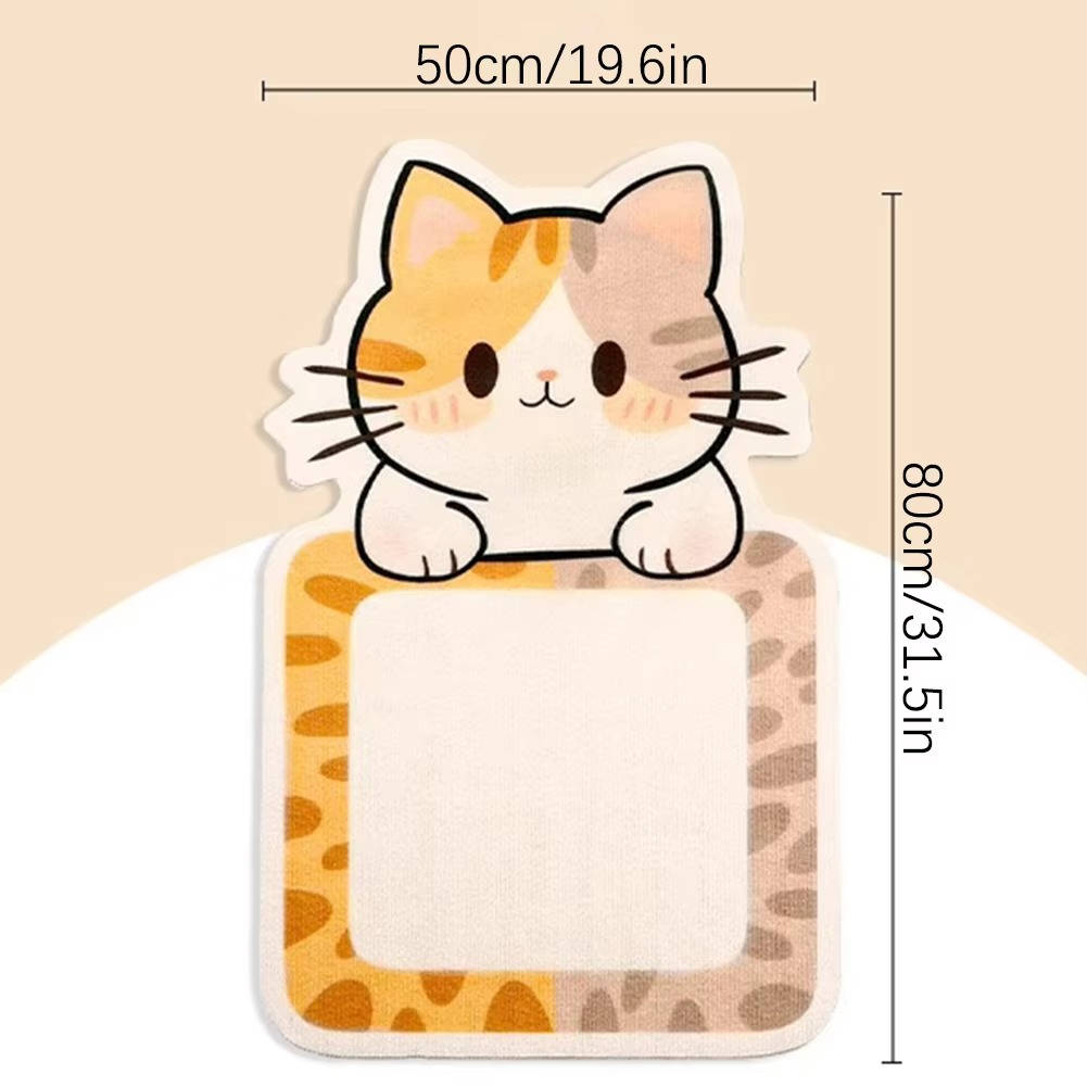 Cat Wall Scratching Post | Durable Felt Vertical Cat Toy 6