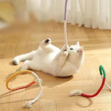 Cat's Chew Toy Set | Durable Cotton Rope with Silvervine Balls 5