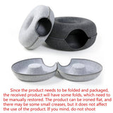 Cat's Cozy Felt Donut Bed | Scratch-Resistant Multi-Cat Hideaway 8