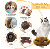 Cat's Eco-Friendly Cardboard Scratcher | Interactive Ball Track Design 4