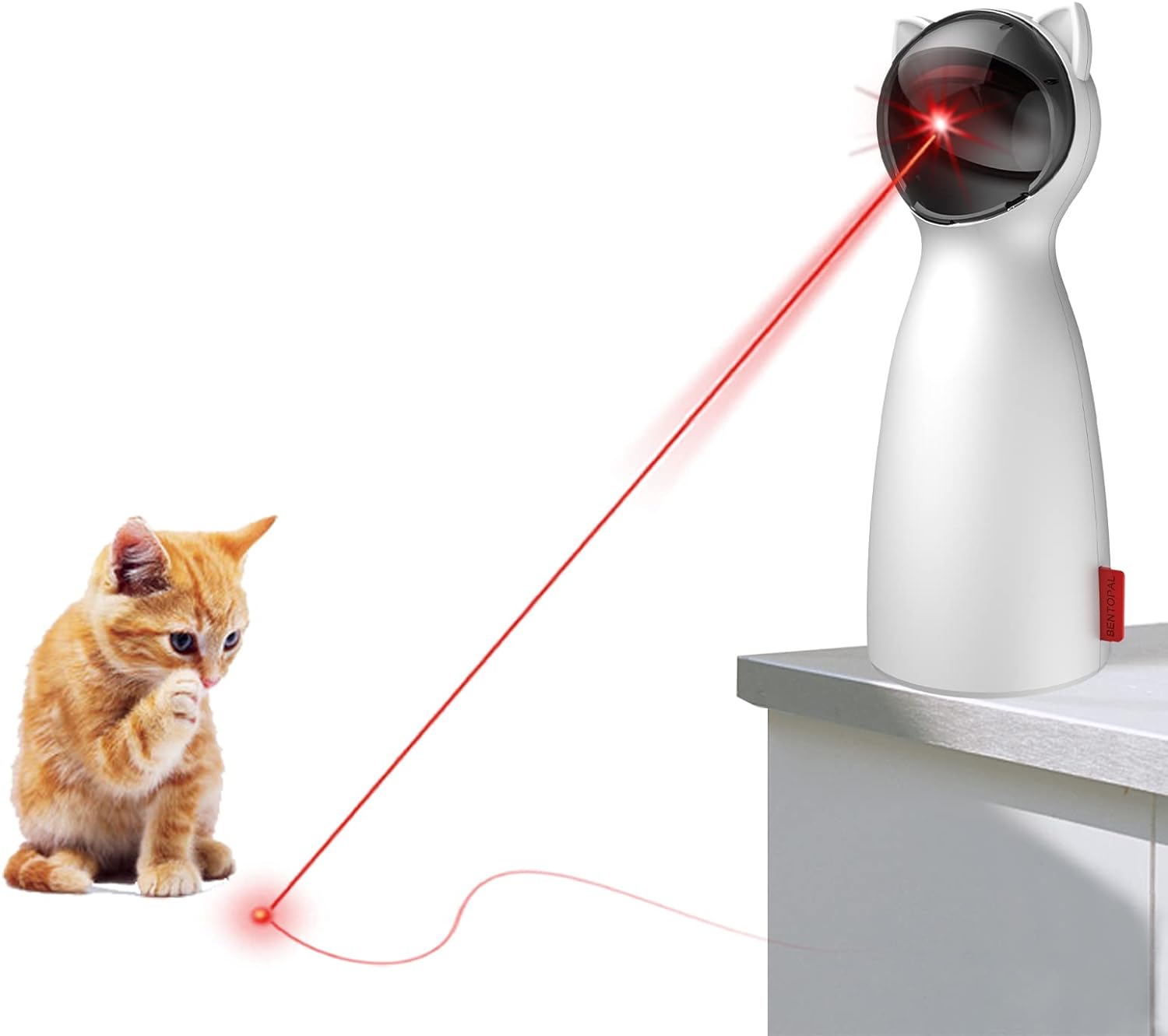 Cat's Interactive Laser Toy | Engaging Automatic Chaser for Active Play 0
