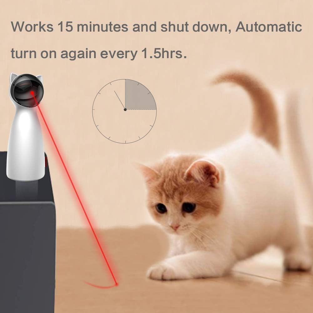 Cat's Interactive Laser Toy | Engaging Automatic Chaser for Active Play 1
