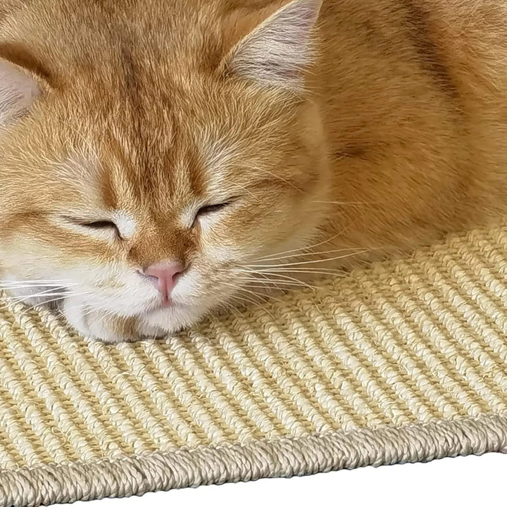 Cat's Natural Sisal Scratcher Board | Durable Multi-Functional Mat 0