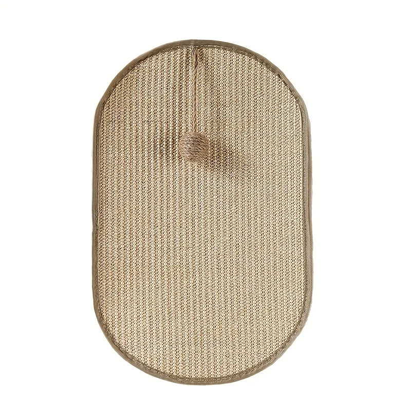 Cat's Wall-Mounted Sisal Scratch Pad | Durable Multi-Functional Scratching Mat 0