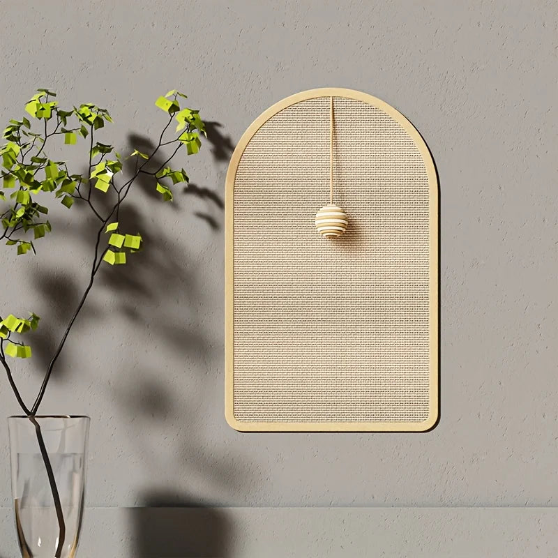 Cat's Wall-Mounted Sisal Scratch Pad | Durable Multi-Functional Scratching Mat 3