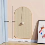 Cat's Wall-Mounted Sisal Scratch Pad | Durable Multi-Functional Scratching Mat 8
