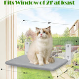 Cat's Window Perch | Dual-Sided Fabric Cat Hammock | Secure Suction Mount 7