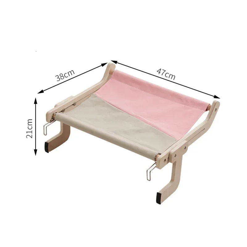Cat's Wooden Plywood Hammock Bed | Stylish Elevated Lounge for Cats 2