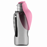 Portable Dog Travel Water Bottle | Durable Leak-Proof Hydration Solution with Foldable Bowl