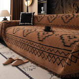 Chenille Retro Durable Scratch-resistant Sofa Protection All-Season Couch Cover