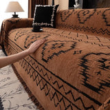 Chenille Retro Durable Scratch-resistant Sofa Protection All-Season Couch Cover