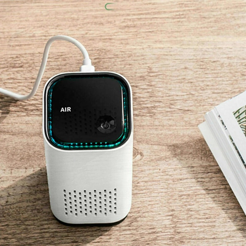 Compact Pet Air Purifier | USB-Powered Odor Neutralizer | Quiet Portable Dander Filter 8