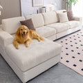 Honeycomb Pattern Water-resistant Stretch Full-Cover Magic Sectional All-Season Couch Cover