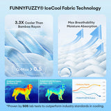 Cooling Dog Mat | Large Washable Non-Slip Bed | Breathable Lightweight Design for Summer 1
