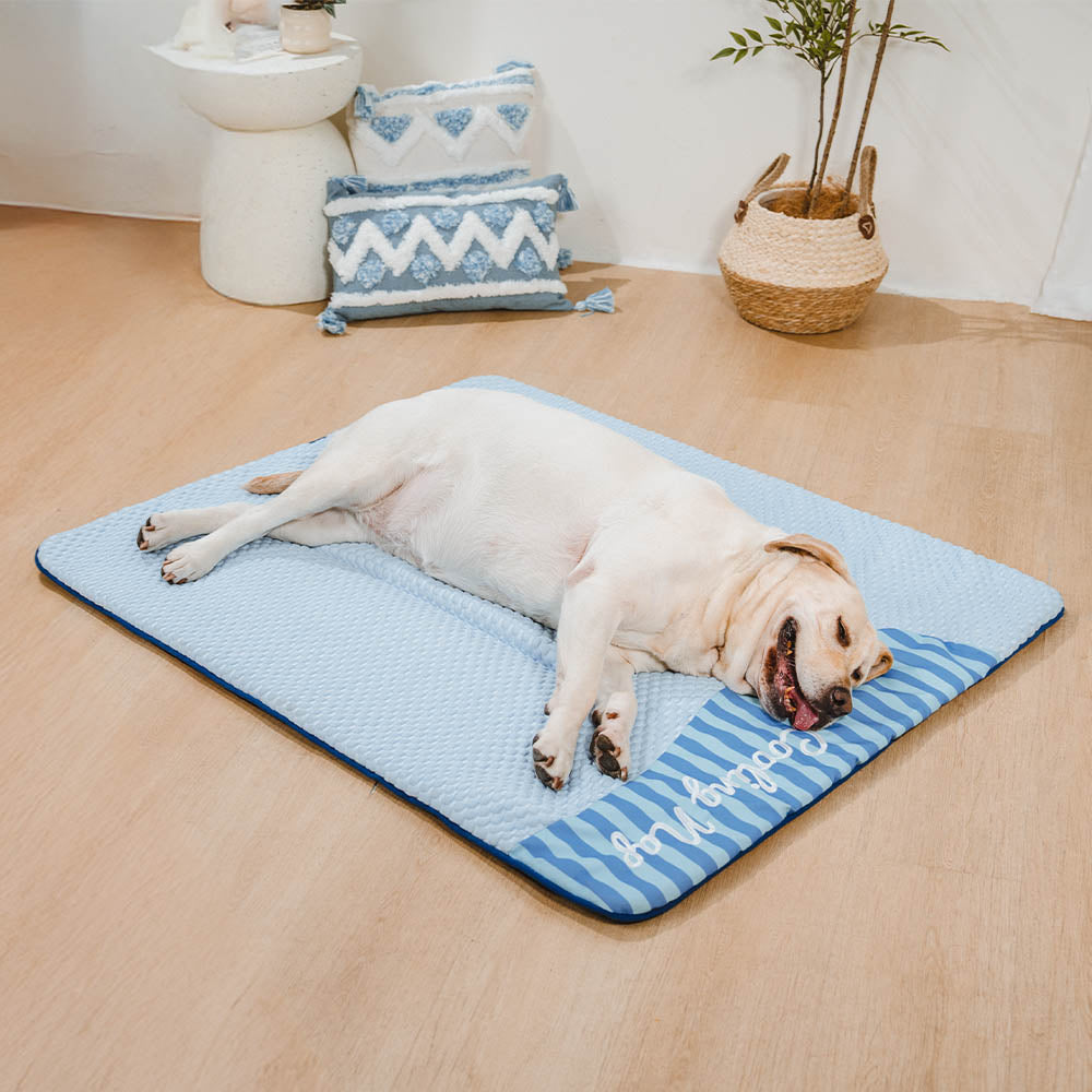 Cooling Dog Mat | Large Washable Non-Slip Bed | Breathable Lightweight Design for Summer 8