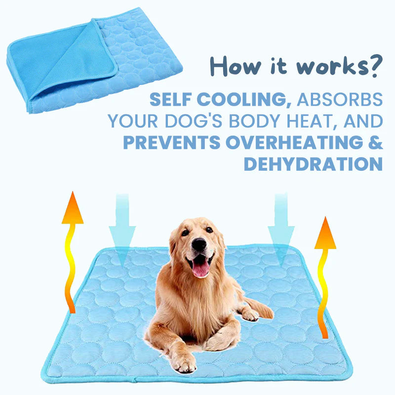 Cooling Dog Mat | Pressure-Activated Gel Pet Bed | Comfortable Portable Cooling Solution 3
