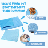 Cooling Dog Mat | Pressure-Activated Gel Pet Bed | Comfortable Portable Cooling Solution 4
